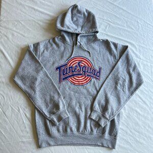 Space Jam Heather Gray Vintage Tune Squad Drawstring Hoodie - Men's Small